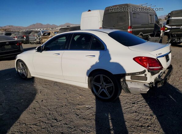55SWF4JB3JU247577 2018 MERCEDES-BENZ C Белый Задняя левая четверть