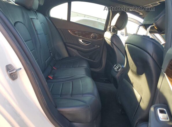55SWF4JB3JU247577 2018 MERCEDES-BENZ C Белый Вид задних сидений