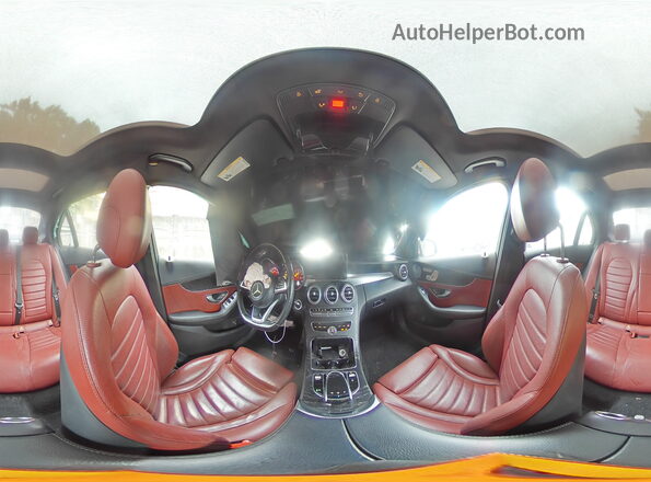 55SWF4JB4GU164765 2016 MERCEDES-BENZ C White Панорамний вид салону 360°