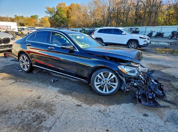 55SWF4JB4HU210886 2017 MERCEDES-BENZ C Black Delantero derecho