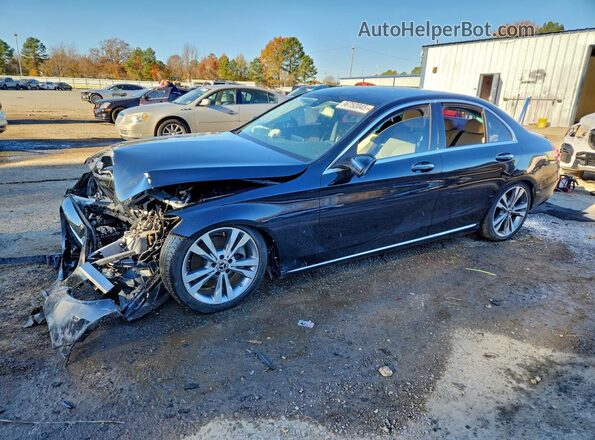 55SWF4JB4HU210886 2017 MERCEDES-BENZ C Black Vista tres cuartos delantera izquierda