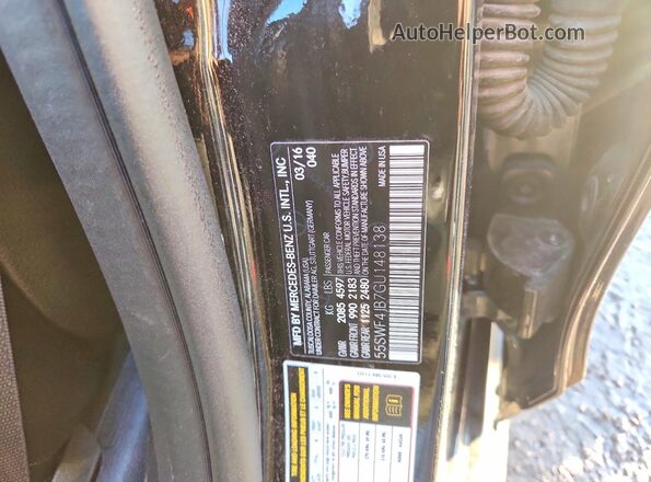 55SWF4JB7GU148138 2016 MERCEDES-BENZ C Black ძრავის განყოფილების ხედი