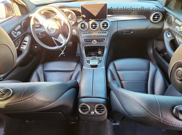 55SWF4JB7GU148138 2016 MERCEDES-BENZ C Black წინა პანელის ხედი