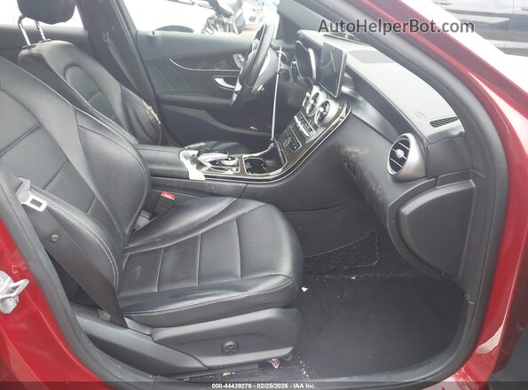 55SWF4JB7GU161097 2016 MERCEDES-BENZ C-CLASS Red წინა სალონის ხედი