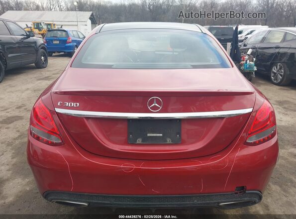 55SWF4JB7GU161097 2016 MERCEDES-BENZ C-CLASS Red 