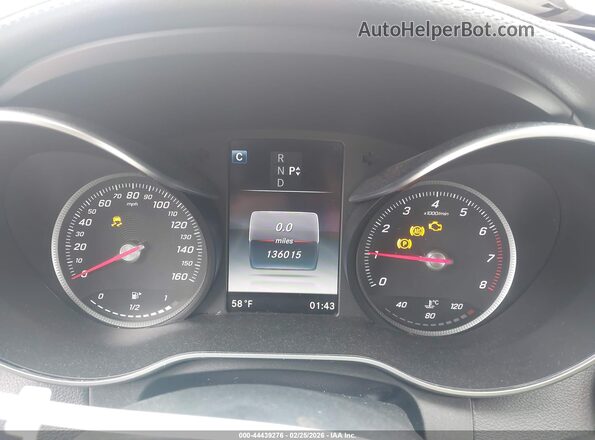 55SWF4JB7GU161097 2016 MERCEDES-BENZ C-CLASS Red უკანა სავარძლების ხედი