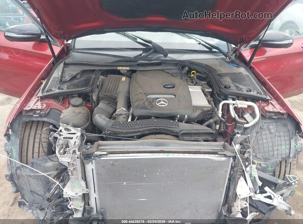 55SWF4JB7GU161097 2016 MERCEDES-BENZ C-CLASS Red უკანა ხედი