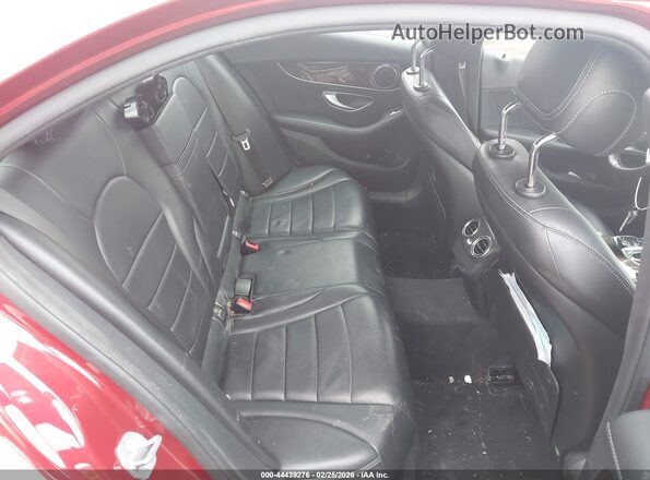 55SWF4JB7GU161097 2016 MERCEDES-BENZ C-CLASS Red VIN კოდის სტიკერის ხედი