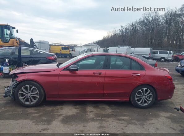 55SWF4JB7GU161097 2016 MERCEDES-BENZ C-CLASS Red 