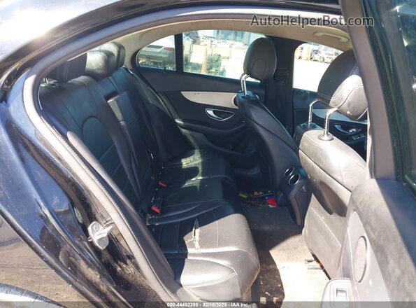 55SWF4JB7GU168843 2016 MERCEDES-BENZ C-CLASS Black Widok naklejki z numerem VIN