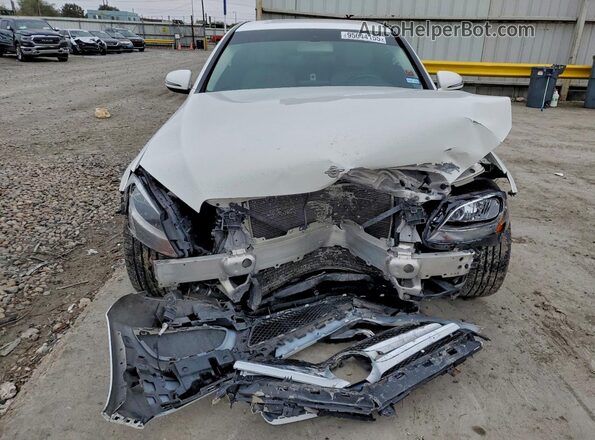 55SWF4JB7HU228086 2017 MERCEDES-BENZ C Белый Вид спереди