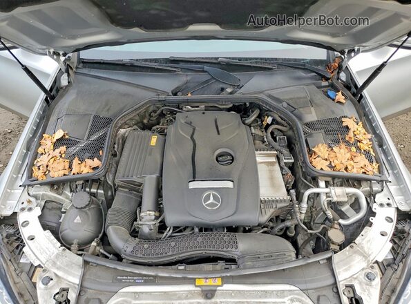 55SWF4JB8JU238468 2018 MERCEDES-BENZ C Серебряный Вид задней части салона