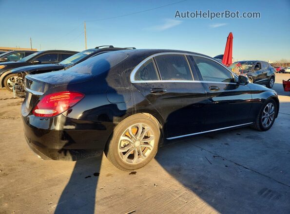 55SWF4JB9HU197021 2017 MERCEDES-BENZ C Black Задня права чверть
