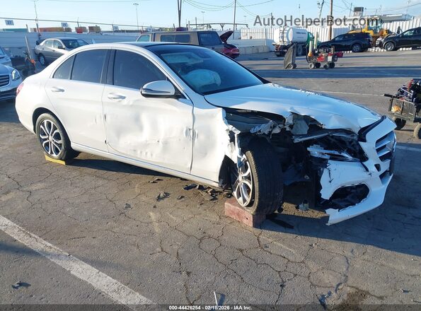 55SWF4JBXGU132399 2016 MERCEDES-BENZ C-CLASS White Front right