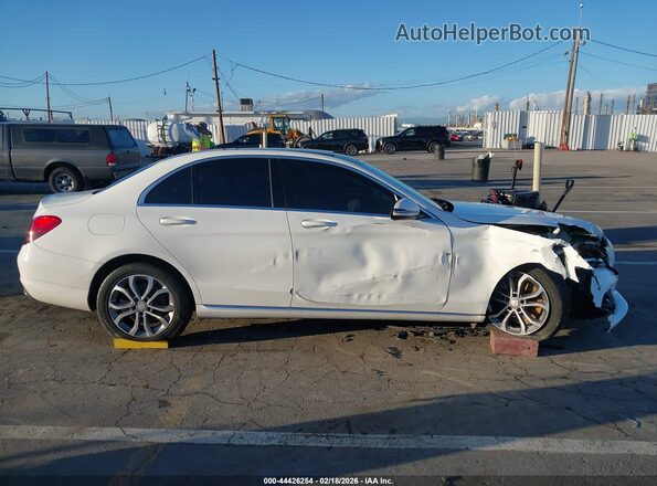 55SWF4JBXGU132399 2016 MERCEDES-BENZ C-CLASS White Rear interior view