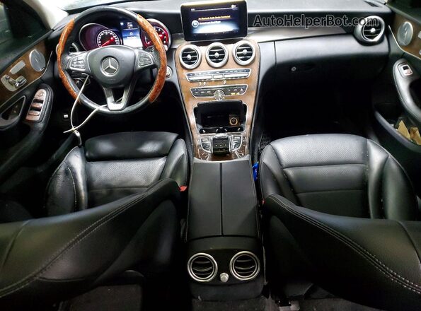 55SWF4KB0HU183605 2017 MERCEDES-BENZ C Silver Вид панелі приладів
