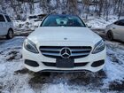 2017 Mercedes-benz C 300 4matic Белый vin: 55SWF4KB0HU208020