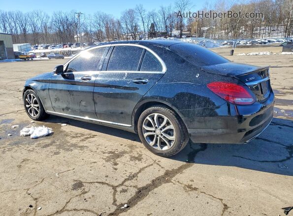 55SWF4KB4GU146572 2016 MERCEDES-BENZ C Black Задня ліва чверть