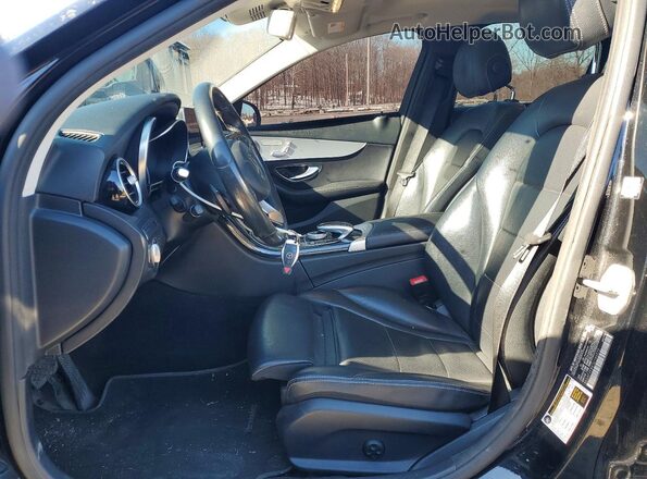55SWF4KB4GU146572 2016 MERCEDES-BENZ C Black Вид салону спереду