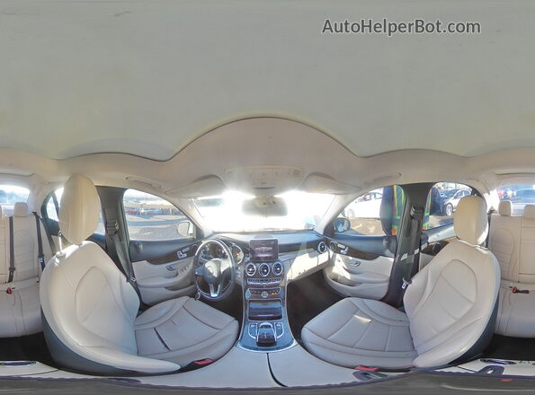 55SWF4KB5GU107392 2016 MERCEDES-BENZ C White Панорамний вид салону 360°