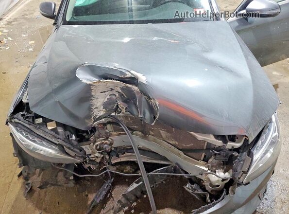 55SWF4KB5HU202567 2017 MERCEDES-BENZ C Gray Widok wnętrza z tyłu