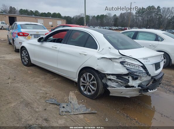55SWF4KB6GU098668 2016 MERCEDES-BENZ C-CLASS Белый Задняя левая четверть