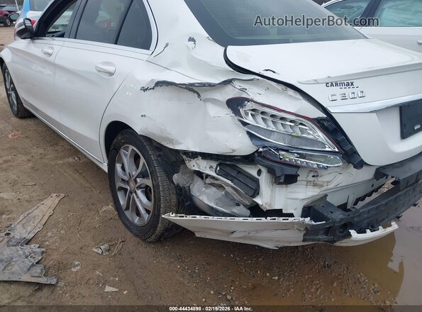 55SWF4KB6GU098668 2016 MERCEDES-BENZ C-CLASS Белый Вид спереди