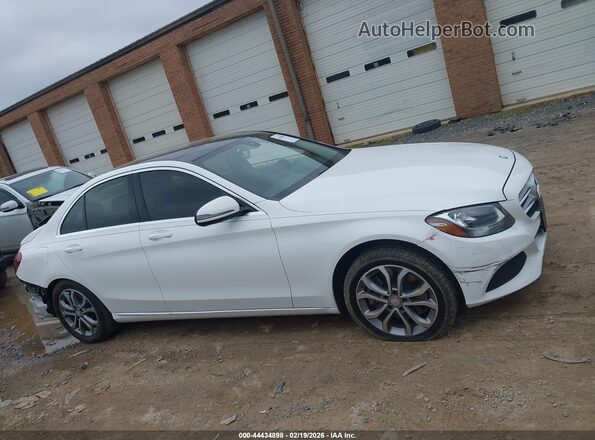 55SWF4KB6GU098668 2016 MERCEDES-BENZ C-CLASS Белый Вид задней части салона