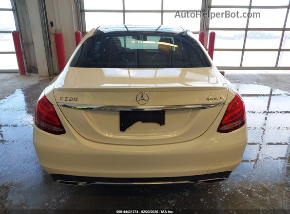 55SWF4KB6GU137923 2016 MERCEDES-BENZ C-CLASS White 