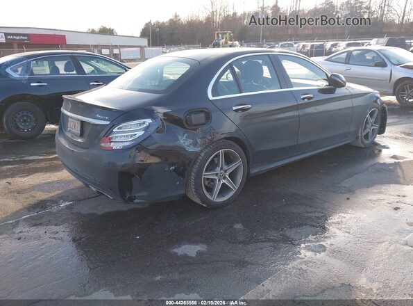 55SWF4KB7GU116322 2016 MERCEDES-BENZ C-CLASS Black Tył prawy