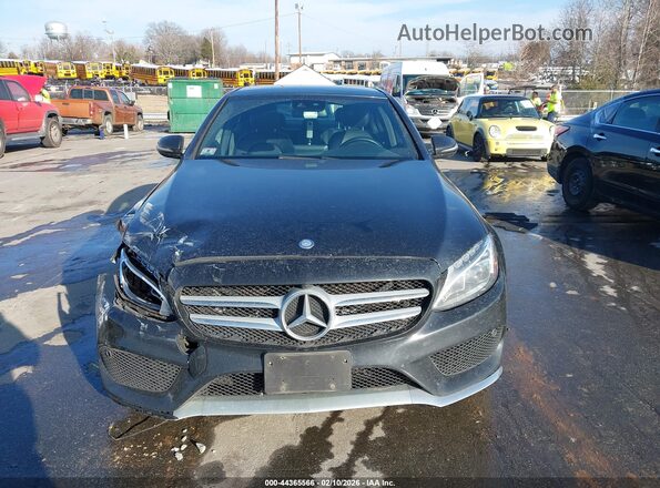 55SWF4KB7GU116322 2016 MERCEDES-BENZ C-CLASS Black Widok zestawu wskaźników