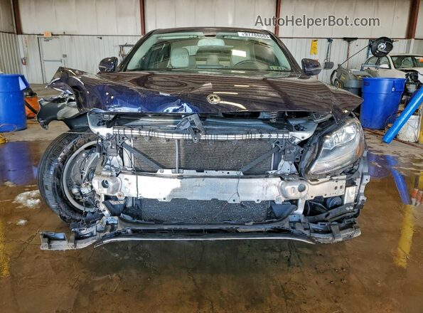 55SWF4KB7JU273100 2018 MERCEDES-BENZ C Blue Widok z przodu
