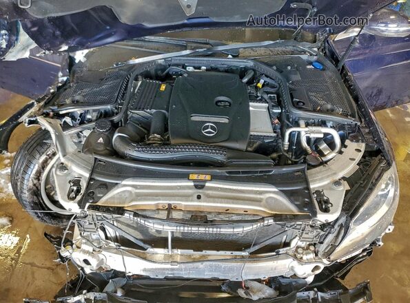 55SWF4KB7JU273100 2018 MERCEDES-BENZ C Blue Widok wnętrza z tyłu