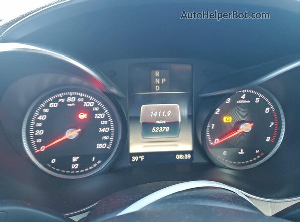 55SWF4KB7JU273100 2018 MERCEDES-BENZ C Blue Widok zestawu wskaźników