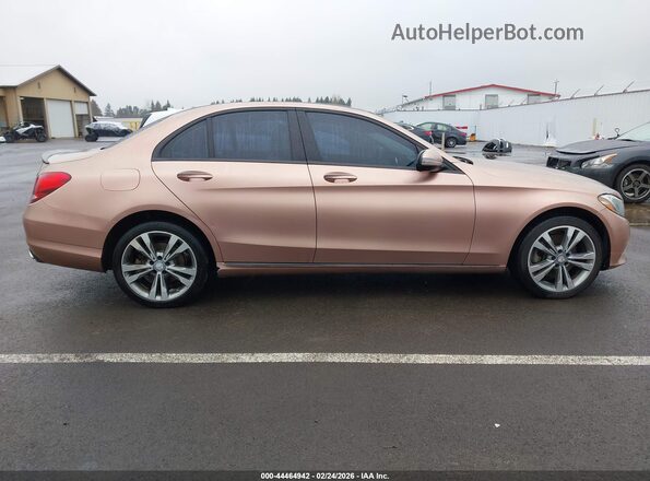 55SWF4KB9GU112417 2016 MERCEDES-BENZ C-CLASS Champagne Vista interior trasera