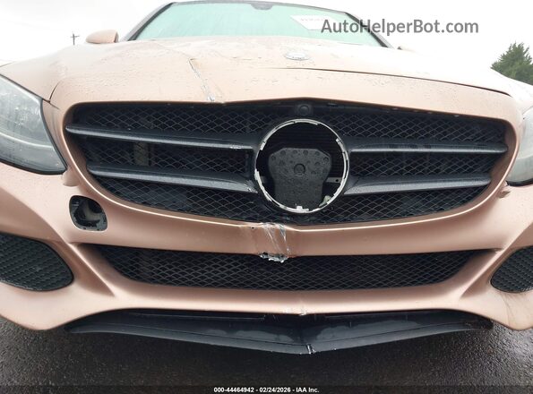 55SWF4KB9GU112417 2016 MERCEDES-BENZ C-CLASS Champagne Vista frontal