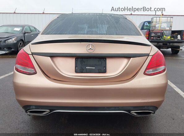 55SWF4KB9GU112417 2016 MERCEDES-BENZ C-CLASS Champagne 