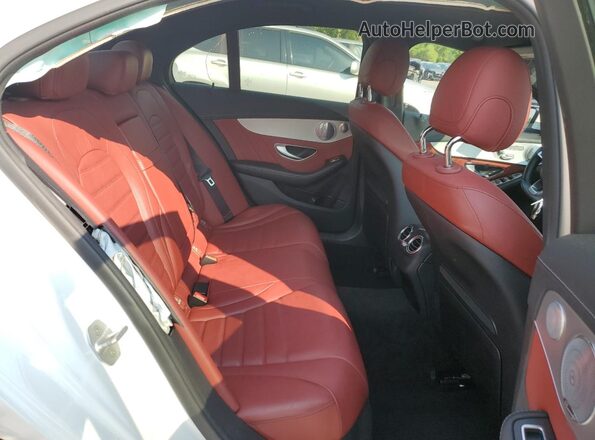55SWF4KBXGU145099 2016 MERCEDES-BENZ C White Widok tylnych siedzeń
