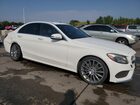 2016 Mercedes-benz C 300 4matic White vin: 55SWF4KBXGU145099