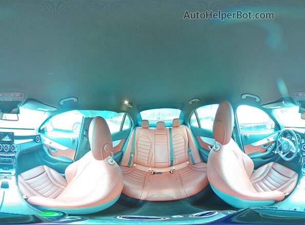 55SWF4KBXGU145099 2016 MERCEDES-BENZ C White Widok naklejki z numerem VIN