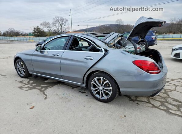 55SWF4KBXGU147158 2016 MERCEDES-BENZ C Charcoal Задня ліва чверть