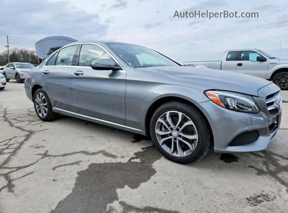 55SWF4KBXGU147158 2016 MERCEDES-BENZ C Charcoal Передня права чверть