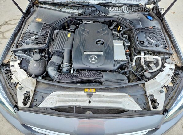 55SWF4KBXGU147158 2016 MERCEDES-BENZ C Charcoal Вид задньої частини салону