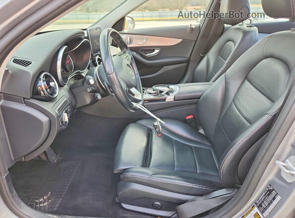 55SWF4KBXGU147158 2016 MERCEDES-BENZ C Charcoal Вид салону спереду