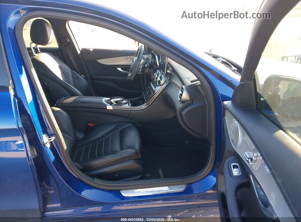 55SWF6EB0HU191002 2017 MERCEDES-BENZ AMG C 43 Blue წინა სალონის ხედი