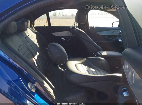 55SWF6EB0HU191002 2017 MERCEDES-BENZ AMG C 43 Blue VIN კოდის სტიკერის ხედი
