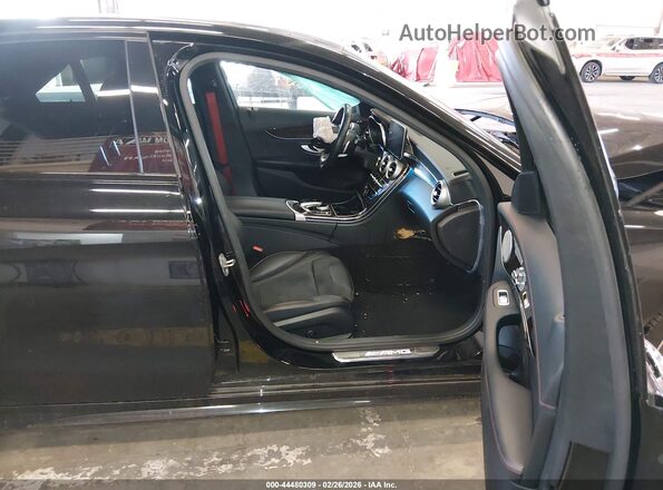 55SWF6EB0HU192862 2017 MERCEDES-BENZ AMG C 43 Black წინა სალონის ხედი