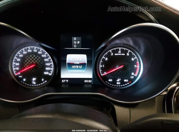 55SWF6EB0HU192862 2017 MERCEDES-BENZ AMG C 43 Black უკანა სავარძლების ხედი