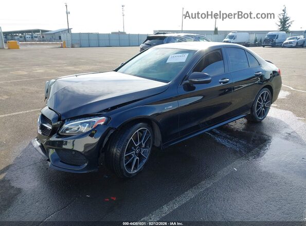 55SWF6EB0HU193784 2017 MERCEDES-BENZ AMG C 43 Black Front left