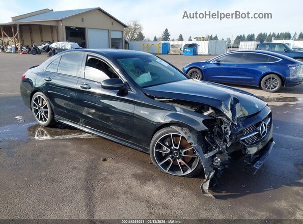 55SWF6EB0HU193784 2017 MERCEDES-BENZ AMG C 43 Black Front right